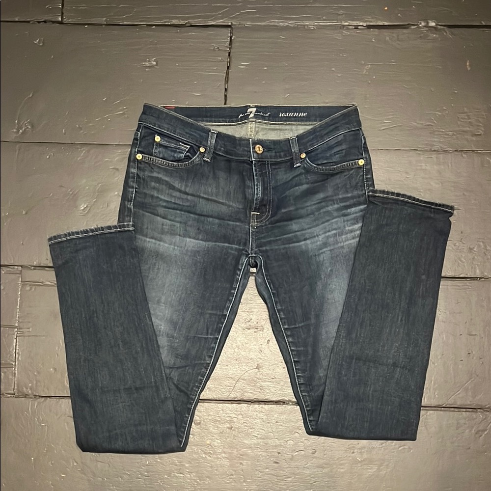 7 for Mankind  Dark Blue skinny Jeans